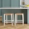 Alaterre Furniture Newport 24in H Wood Counter Height Stool 24 with Handcrafted Woven Rope Seat, White ANNP2250 - alternate 13